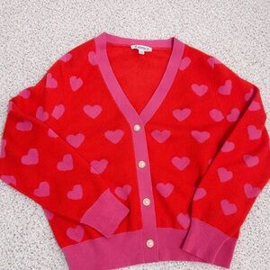 Red and Pink Heart Sweater